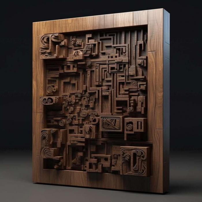 نموذج ثلاثي الأبعاد لآلة CNC 3D Art 